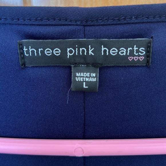 Three Pink hearts Maxi dress!  New without tags!  Size Large - Picture 4 of 6